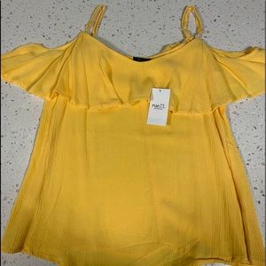 Yellow Rue 21 blouse.